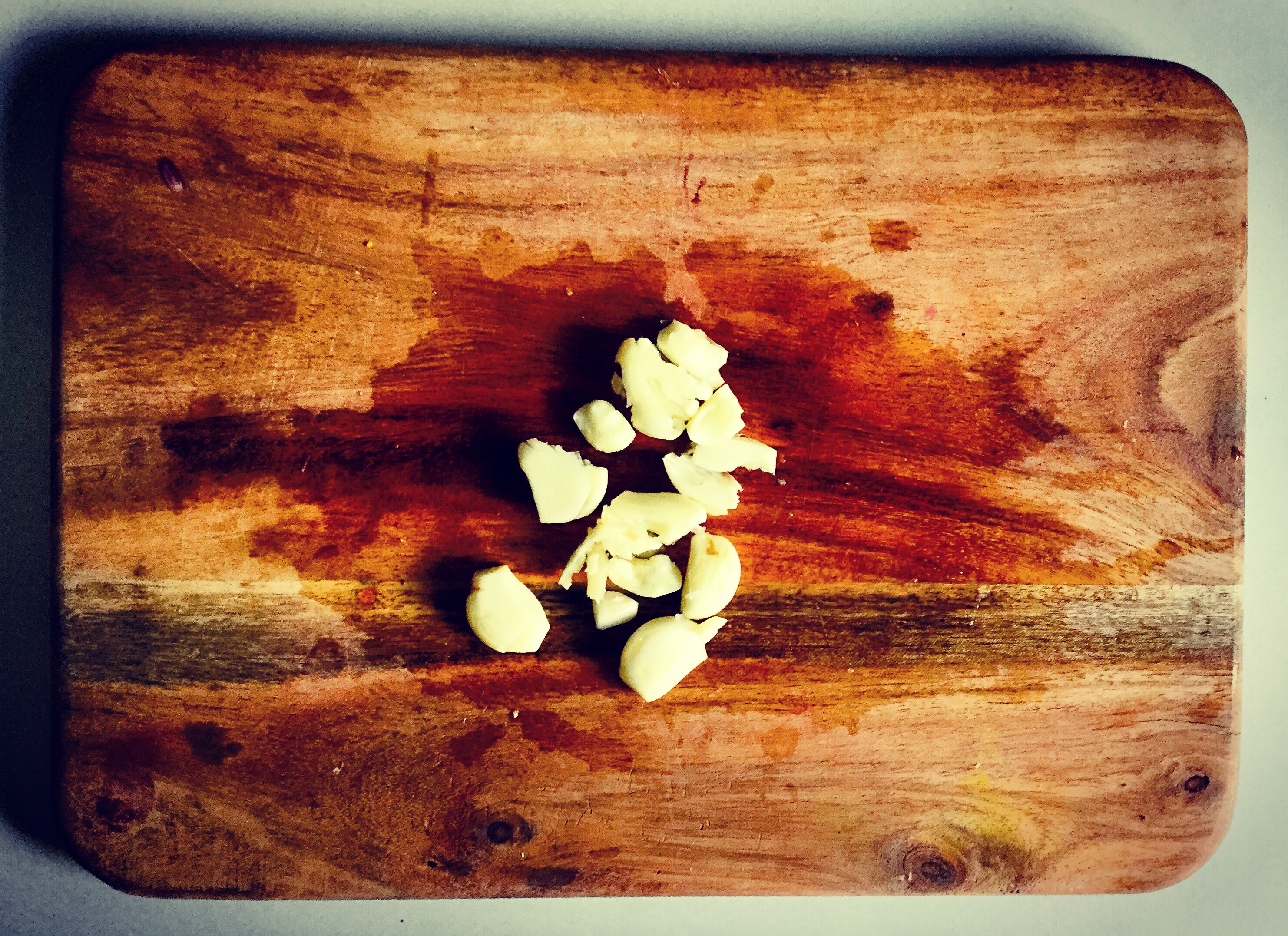 crushed garlic